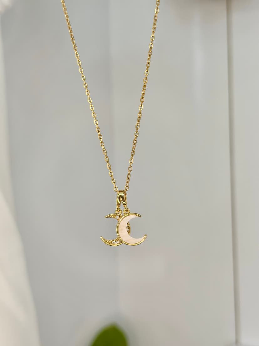 گردنبند ماه دوتایی